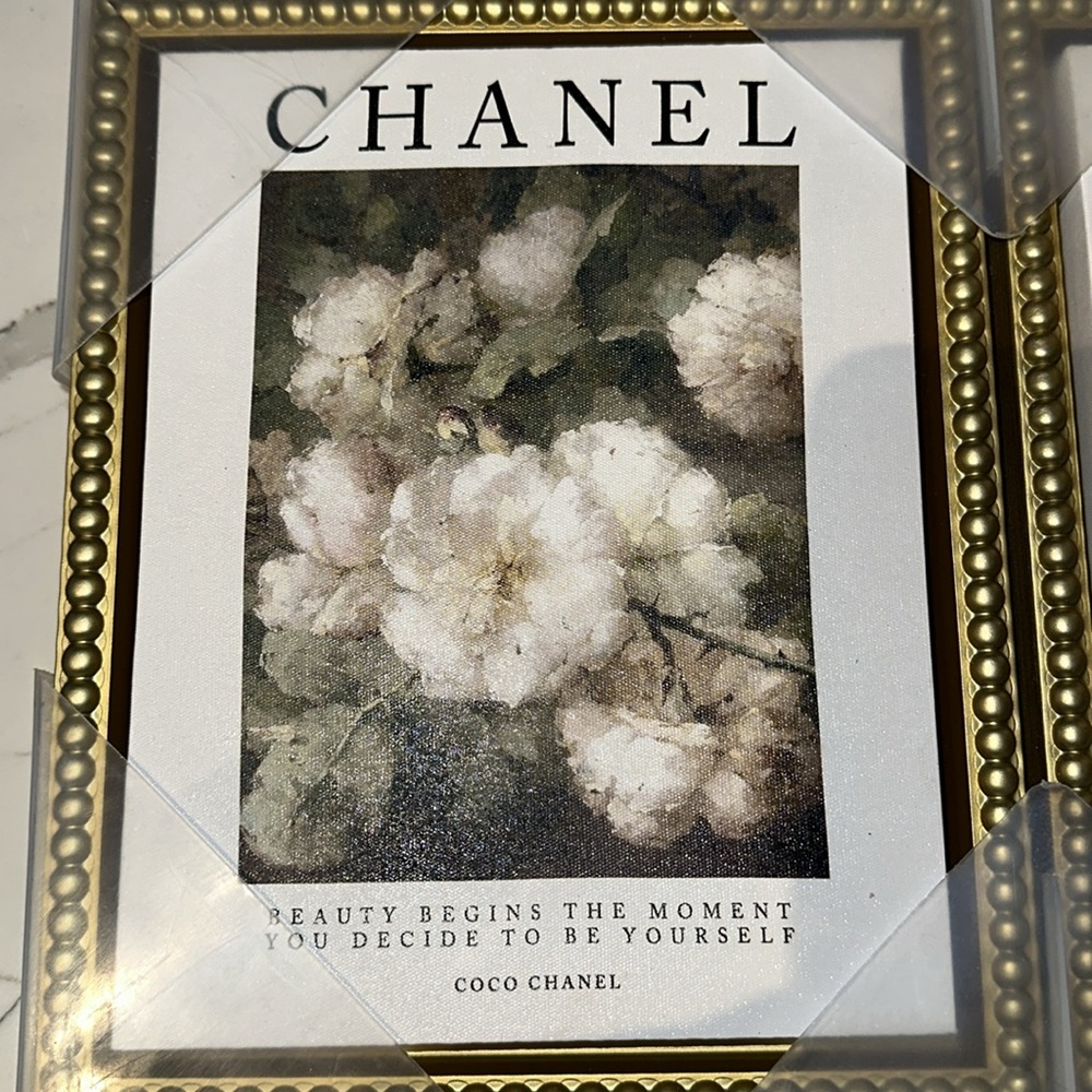 Chanel Dior Quote Two Piece Wall Art - Picture 2 of 4